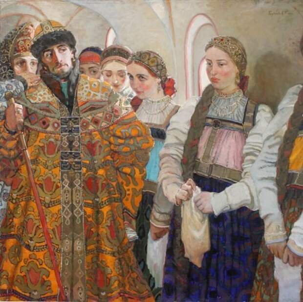 Выбор невесты (художник - Голубечкова Светлана Петровна)