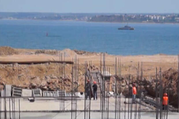 В Севастополе обрушилась крыша строящегося кадетского корпуса