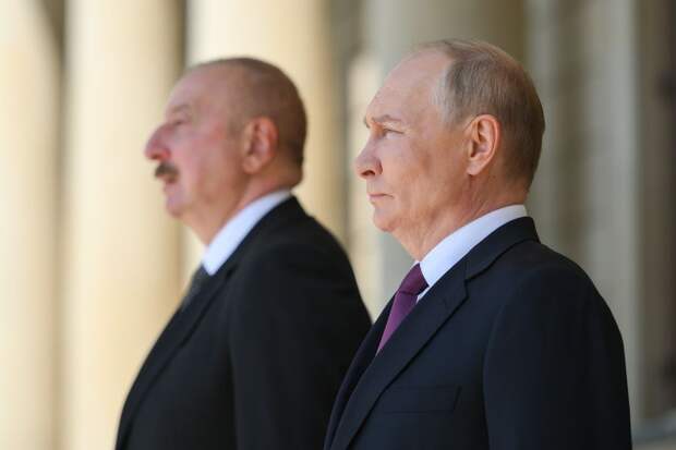 Путин и Алиев высказались за прекращение боевых действий на Ближнем Востоке