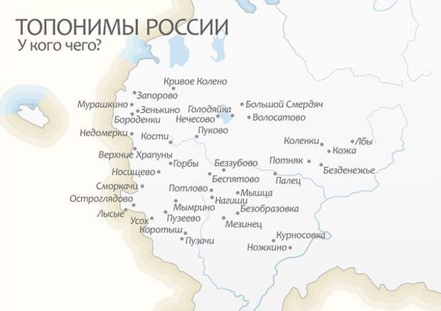 Топонимы России