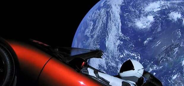 Компания SpaceX отправила в космос электрокар Tesla Roadster Компания SpaceX отправила в космос электрокар Tesla Roadster