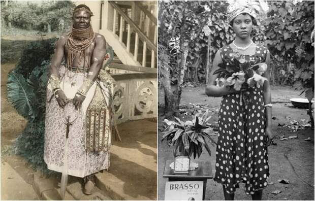 Подборка ретро фотографий Королевского двора Нигерии с середины 1900-х.