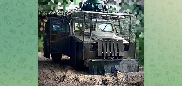 В зоне СВО заметили броневики "Тигр" с "постапокалиптическим" тюнингом