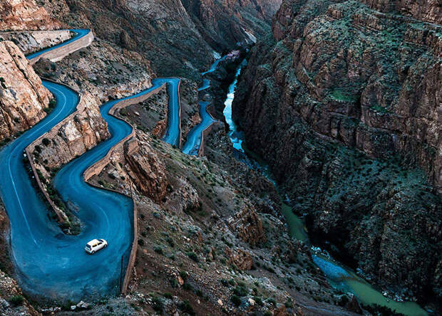 35. Извилистые дороги, Марокко national geographic, вокруг света, природа, фотография
