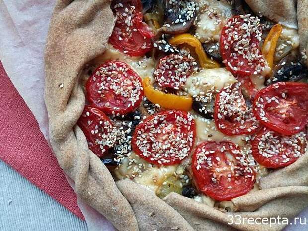готовая галета с овощами