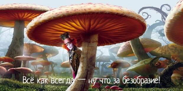 Алиса в стране чудес: нужные цитаты