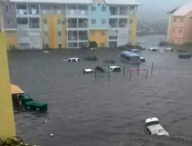 Потоп на острове Сен-Мартен Центральная Америка, ирма, катастрофа, разрушения, стихийное бедствие, стихия, ураган, флорида