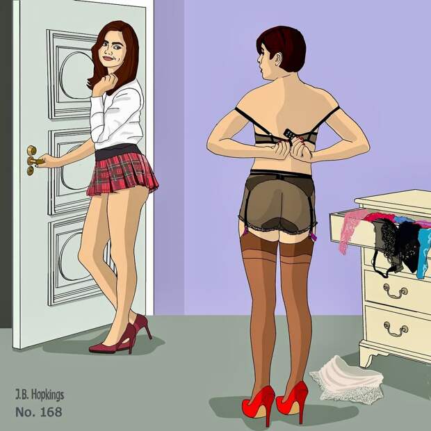 Pegging strip interview girlfriend