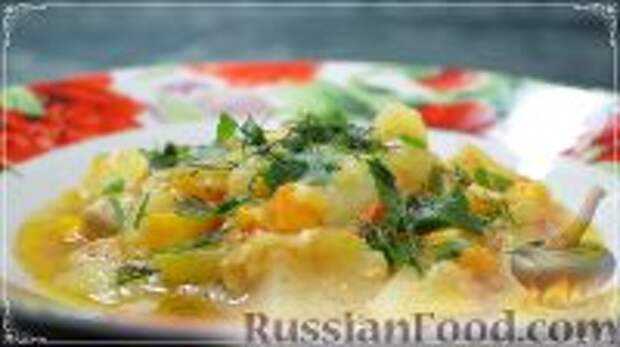 Фото к рецепту: Овощное рагу с курицей (в мультиварке)