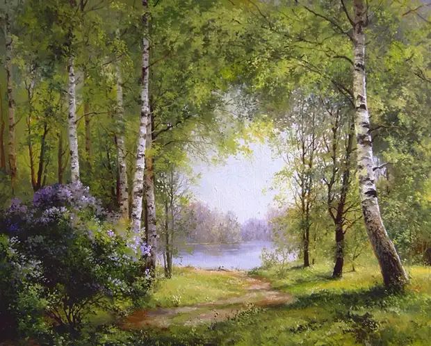 Латвийский художник-пейзажист Jan Bartkevics (Ян Барткевич)