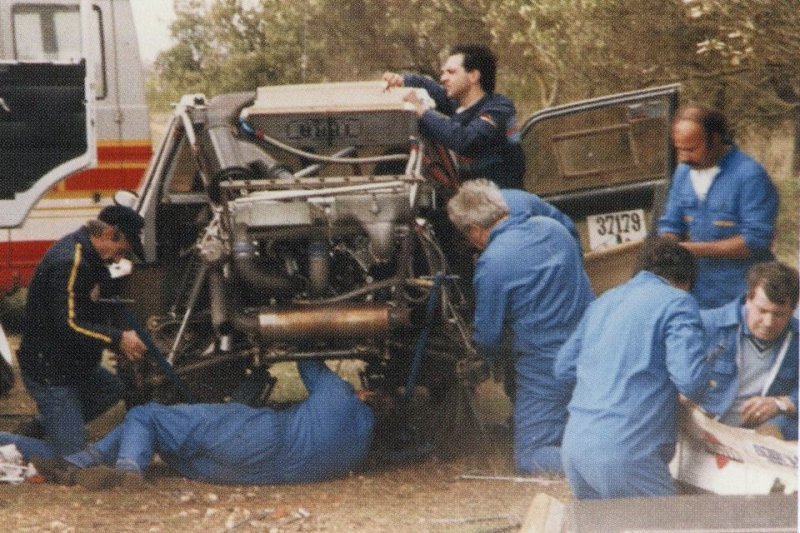 Механики за работой lancia, Тесты, авто, автомобили, автоспорт, гоночный автомобиль, ралли