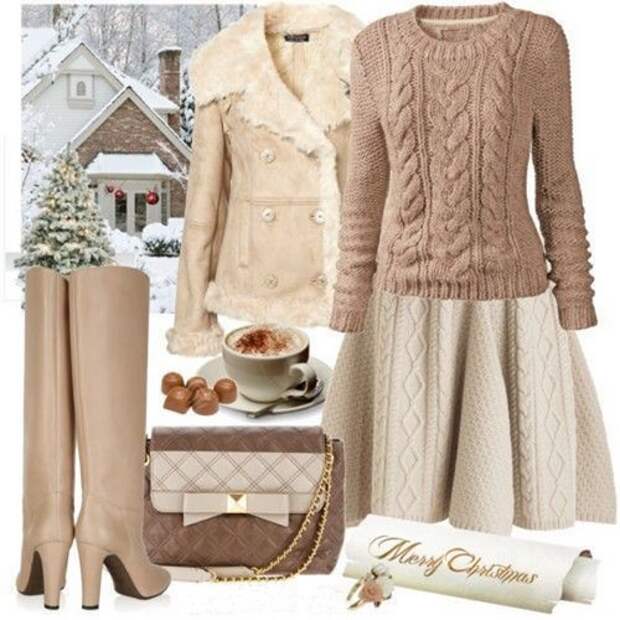 Как одеться в кафе зимой