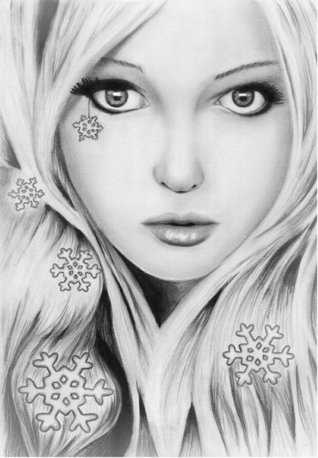 Рисунки карандашом. Rajacenna Rajacenna