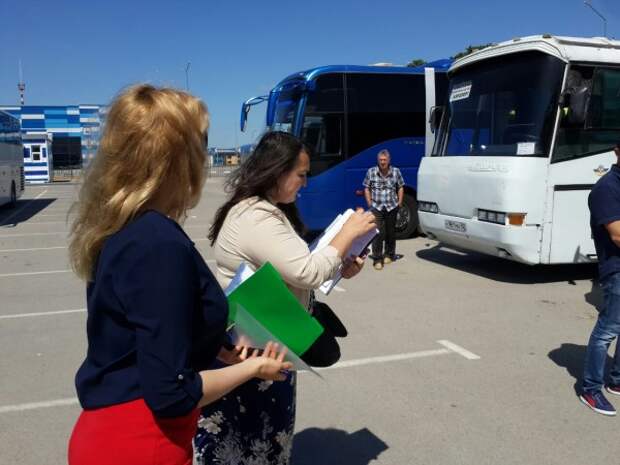 В Симферополе проведён осмотр пассажирских автобусов (ФОТО)