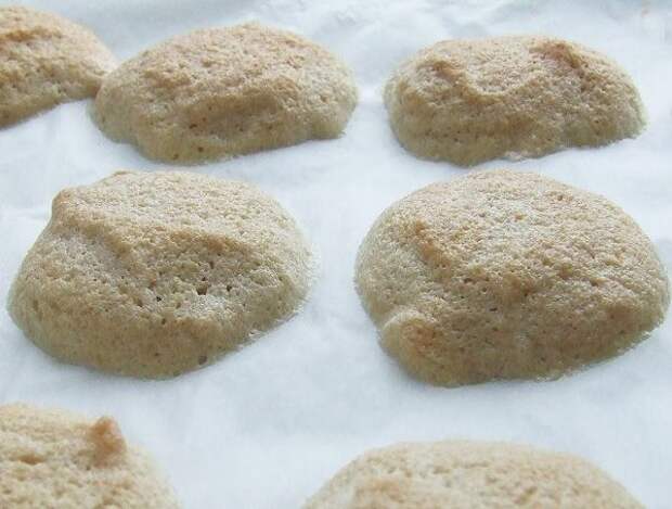 заготовки после выпечки