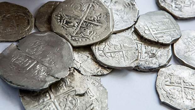 При строительстве Крымского моста нашли клад испанских серебряных монет