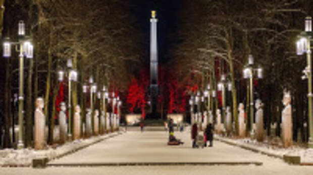 В парке у мемориала «Красная Талка» – лучшее ландшафтное освещение  в России