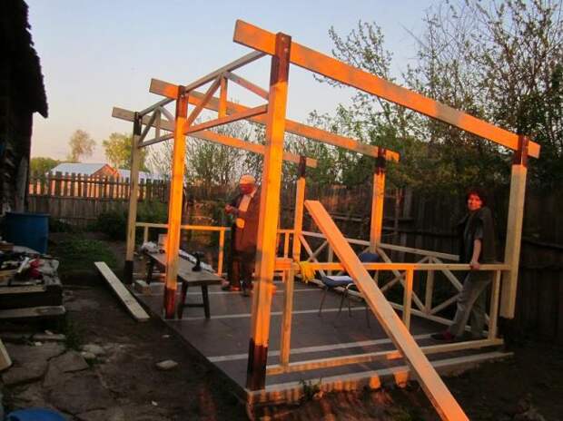 Беседка в саду своими руками Беседка в саду своими руками