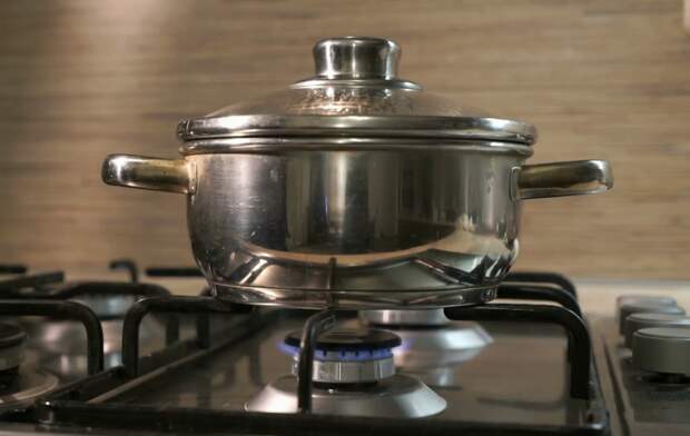 Одним из способов избежать пригорания пищи является готовка на маленьком огне / Фото: posudaguide.ru