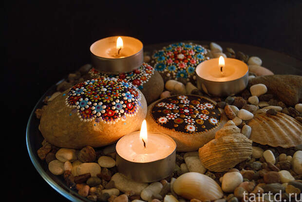 Точечная роспись по камням