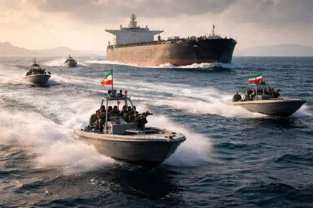 Иранский спецназ попытался взять на абордаж нефтетанкер США, но тщетно