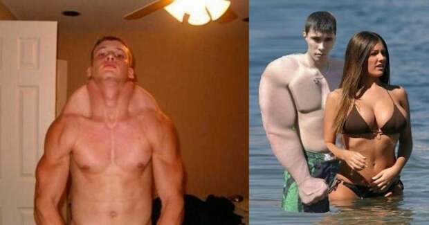 Не успел раскачаться к лету? Фотошоп тебе в помощь!