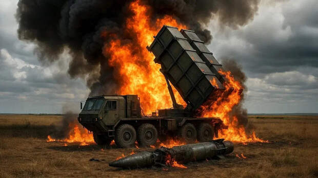 Опубликованы кадры удара «Искандера» по HIMARS, обстреливавшей Белгород