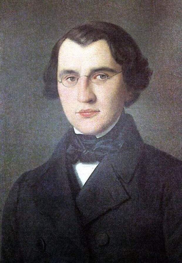 Эжен Луи Лами. Портрет Ивана Тургенева. 1844 год.