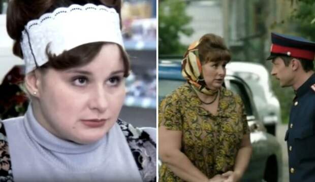 Слева - Юлия Куварзина в сериале «Лесник» (2011-2014) , справа - «Мосгаз. Дело № 2: Палач» (2014).