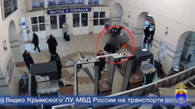 Транспортные полицейские Крыма раскрыли кражу сумки с ленты досмотрового сканера на вокзале