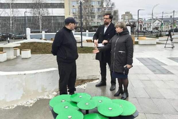 В новом сквере "Гармония" в Тамбове устранят гарантийные недочёты