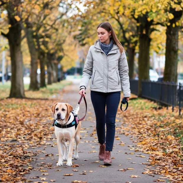 Собаки-проводники улучшают жизнь незрячих в Курской области