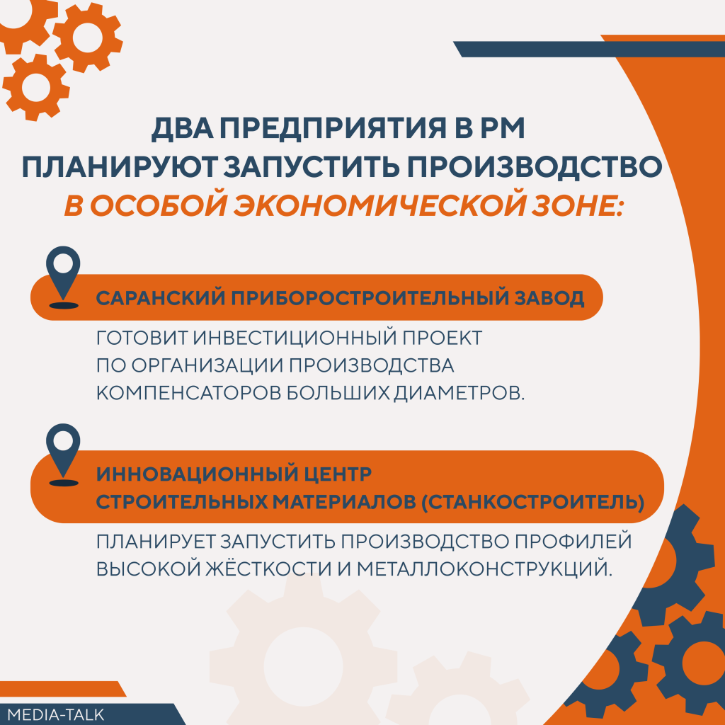 Мордовия наращивает промышленный потенциал: новые производства в ОЭЗ Мордовия наращивает промышленный потенциал: новые производства в ОЭЗ