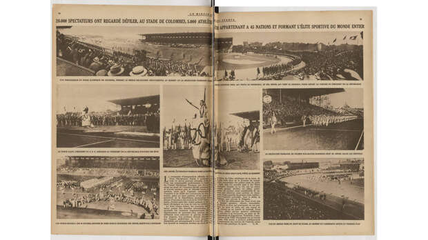 Фото: Le Miroir des sports / INSEP / galicia.bnf.fr📷Разворот журнала Le Miroir des sports