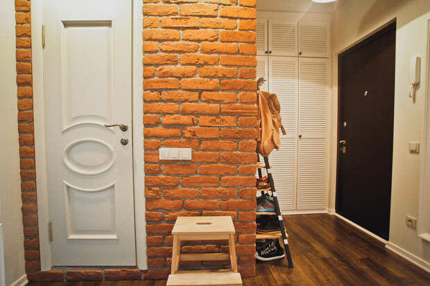 Фотография: Прихожая в стиле Лофт, DIY, Квартира, Дома и квартиры, IKEA – фото на InMyRoom.ru