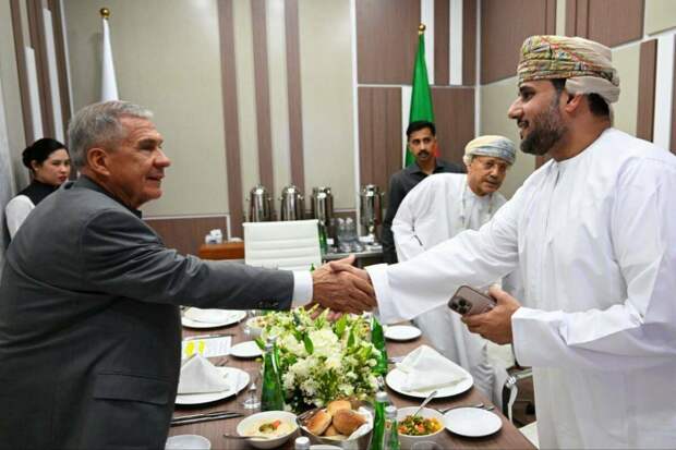 Миңнеханов Оман Сәүдә палатасы рәисе белән ислам финанславын үстерү турында сөйләйште