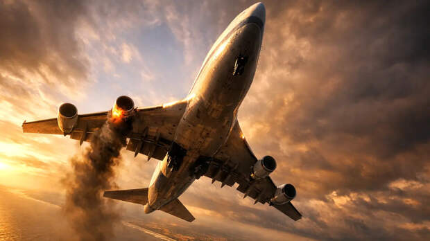 Двигатель остановился, самолёт с 250 пассажирами ушёл в крутое пике: Как "Боинг-747" перевернулся в воздухе