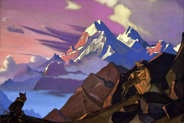Горы в искусстве - картины Николая Рериха