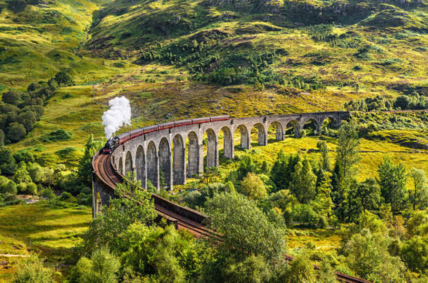 Дорога в Хогвартс: поезд из сказки Хогвартс, красота, поезд