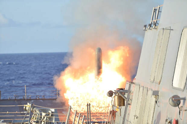 Пуск ракеты Tomahawk с эсминца USS Lassern. Фото © Flickr / U.S. Pacific Fleet