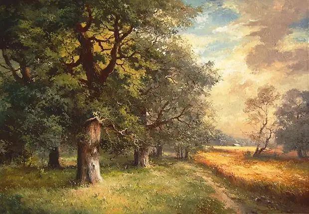 Латвийский художник-пейзажист Jan Bartkevics (Ян Барткевич)