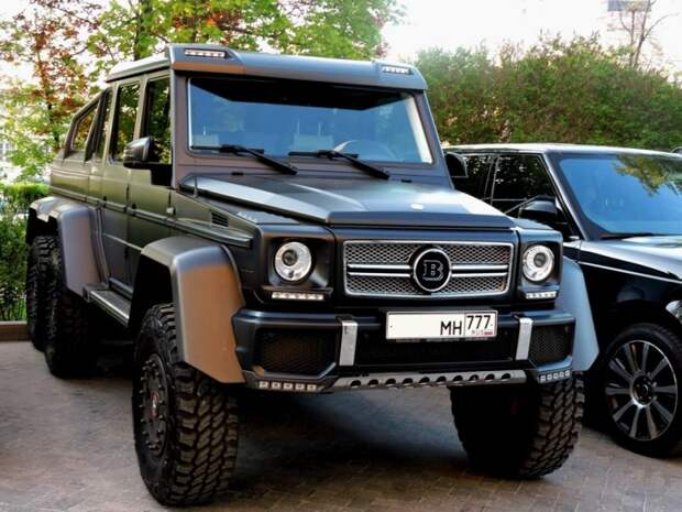 Шестиколесные Mercedes-Benz G63 AMG из России 6x6, amg, g63, gelandewagen, mercedes-benz