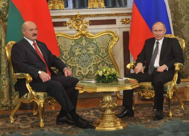 Александр Лукашенко и Владимир Путин. Фото: www.globallookpress.com