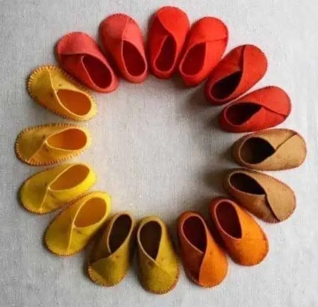 Шьем простые домашние тапочки из фетра - Сам себе мастер ...