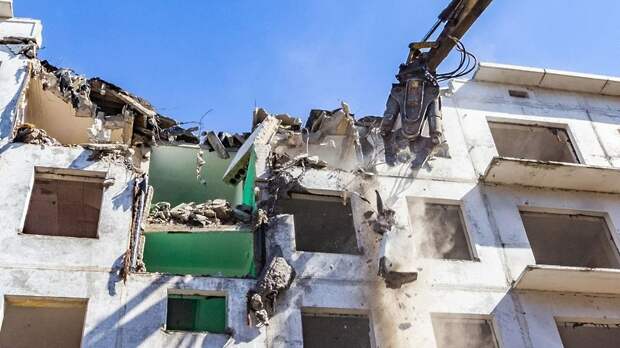 В Подольске приступили к ликвидации аварийного многоквартирного дома