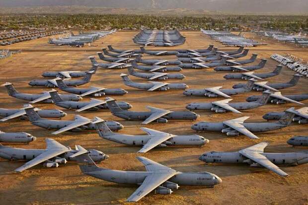 Птичек жалко: как устроены кладбища самолетов интересное, самолеты, утилизация