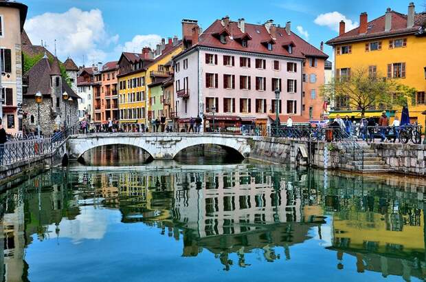 Annecy – один из самых красивых маленьких городков Европы (Франция).
