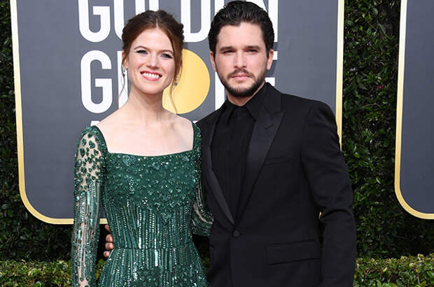 Золотой глобус — 2020: Роуз Лесли и Кит Харингтон на красной дорожке