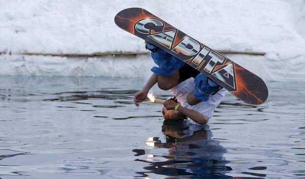 Red Bull Jump and Freeze Competition в Грузии