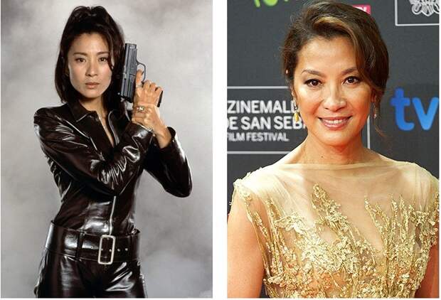 Мишель Йео, 53 года «Завтра не умрет никогда» (1997) агента 007, актрисы, тогда и сейчас